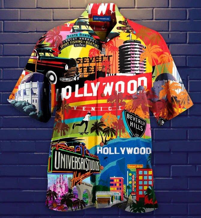 Apayprint – Los Angeles 3D All Over Printed Hawaiian Shirt