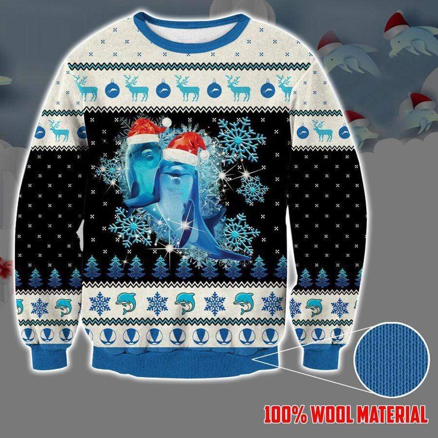 Dolphins Christmas Sweater