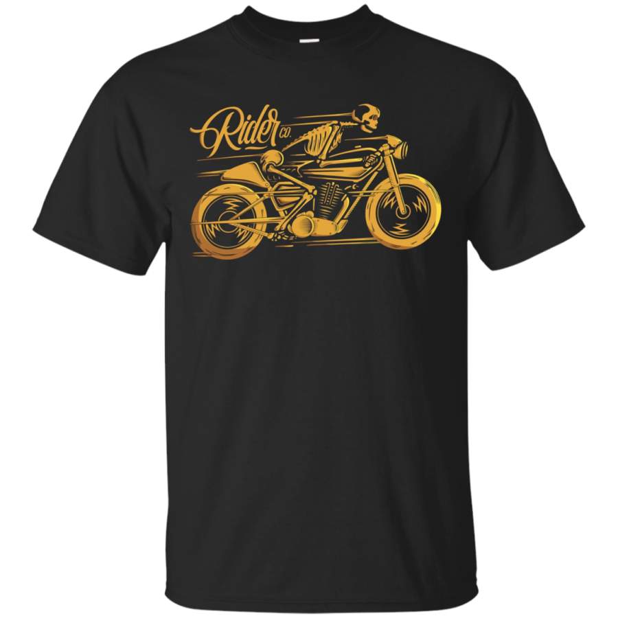 Cafe Racer Tshirt – Ghost Classic Rider – Vintage Motorcycle