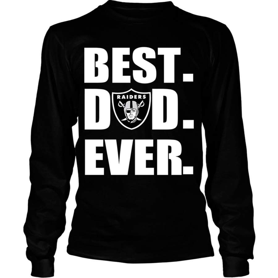 Best Dad Ever T Shirt, Best Raiders T Shirt – Long Sleeve Tees