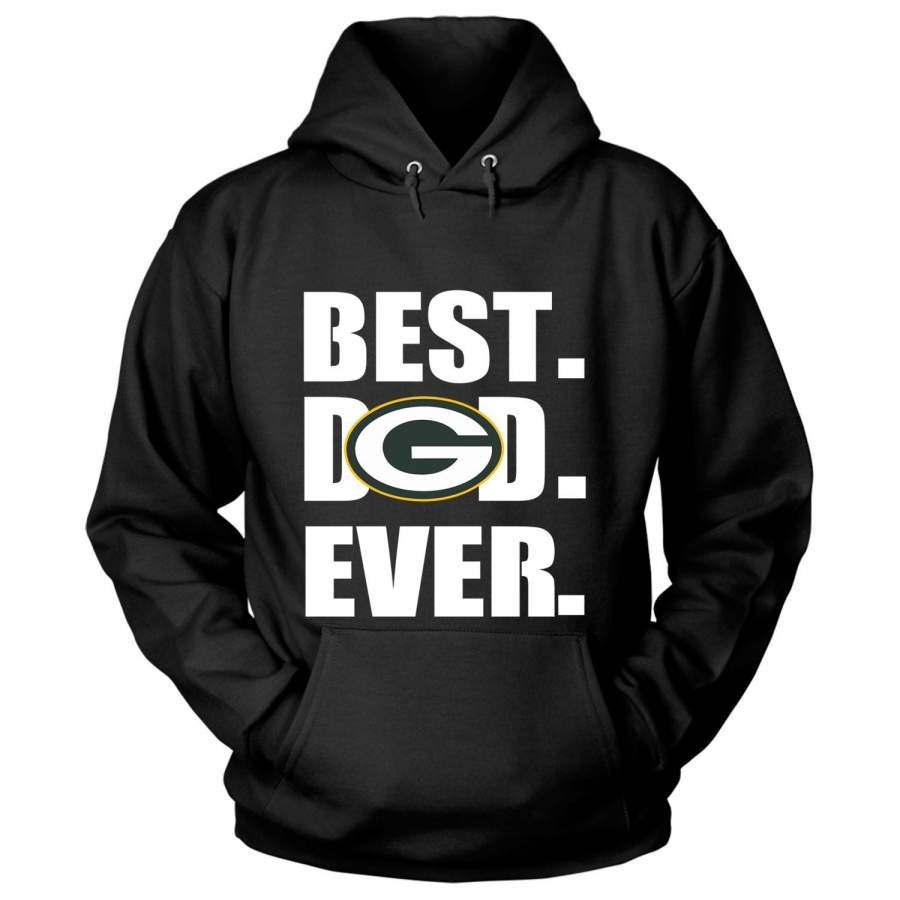 Best Dad Ever T Shirt, Green Bay Packers T Shirt – Hoodie