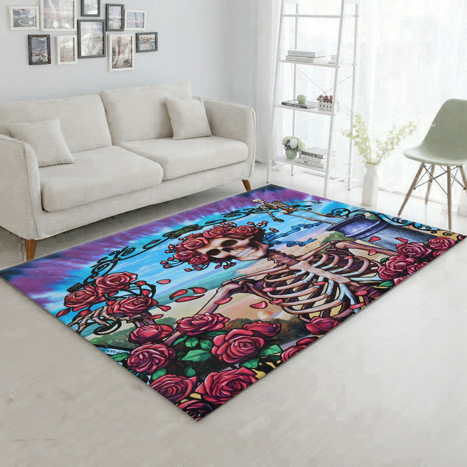 Grateful Dead Area Rug Living Room Rug US Gift Decor