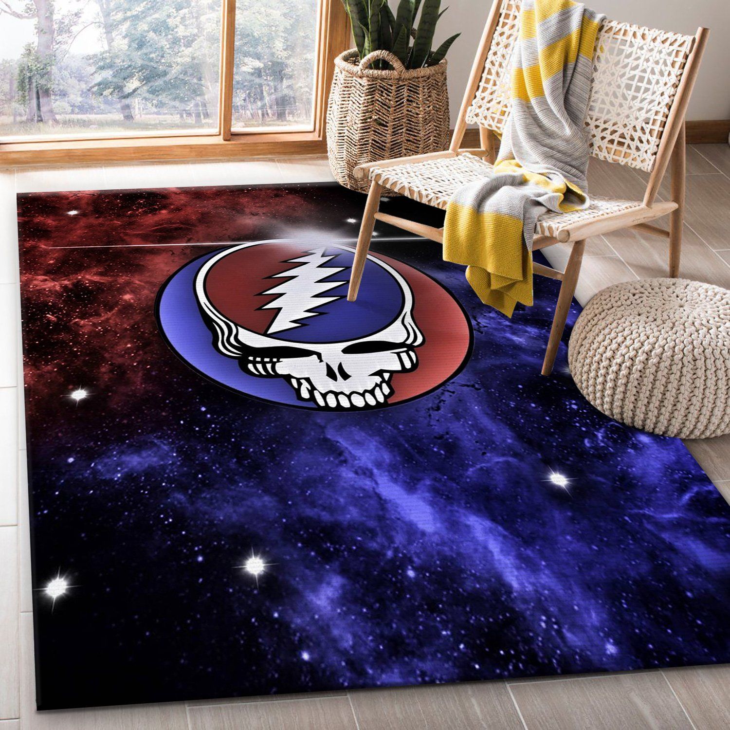 Grateful Dead Area Rug For Christmas Bedroom Rug Home US Decor