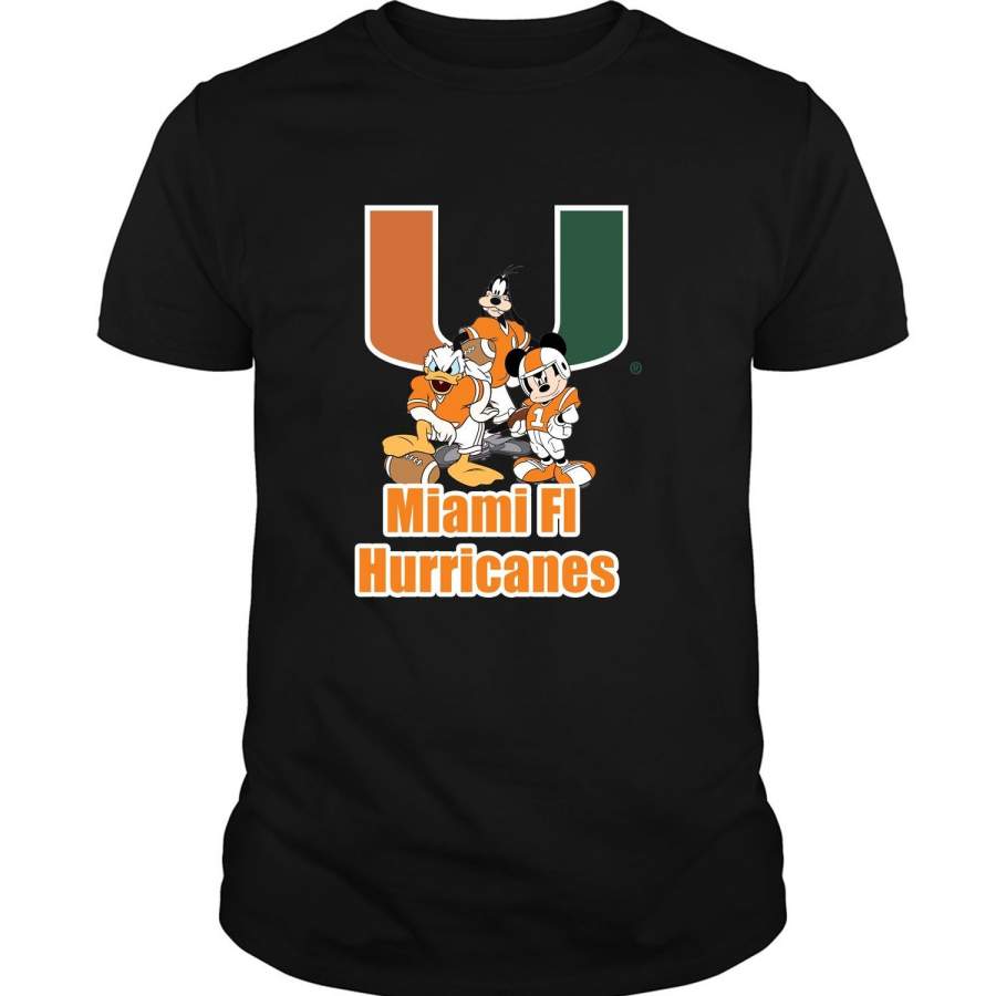 Cartoon Movie T Shirt, Miami Hurricanes T Shirt