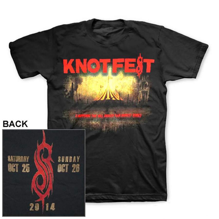 Slipknot Knotfest 2014 Danzig Volbeat 5FDP Anthrax T-Shirt