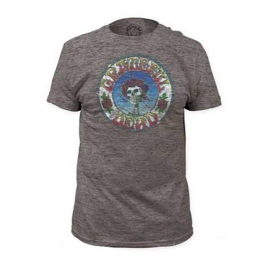 Grateful Dead Skull And Roses Distressed T-Shirt