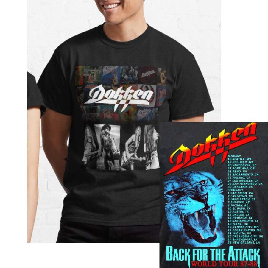 Fiveken New Dokken Metal American Tour 2020 Classic T-Shirt