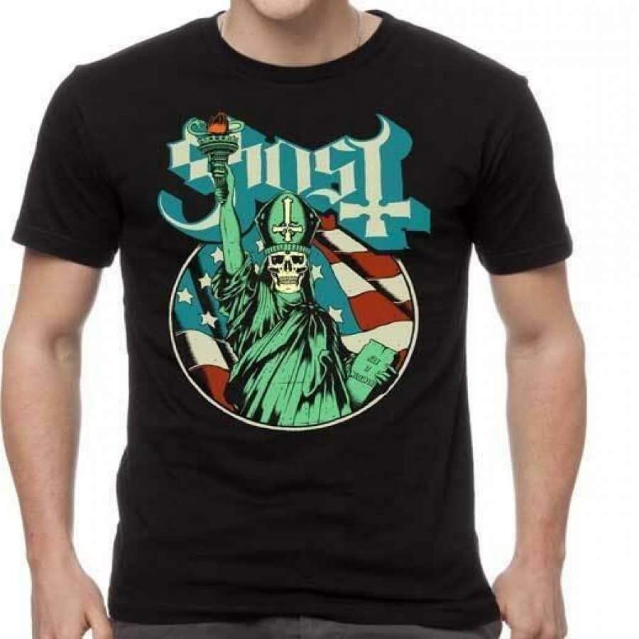 Ghost Blue Statue Brand New H3 Sportgear Merch T-shirt