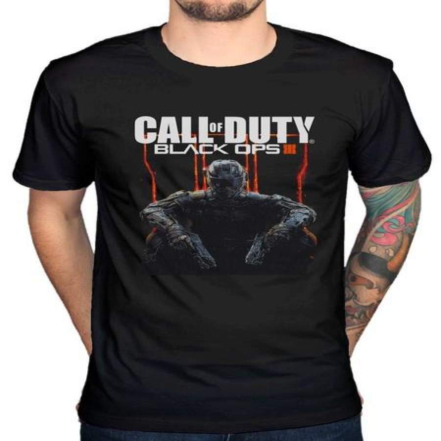 Call of Duty Black Ops Cover Art Modern Warfare Ghosts T-shirt