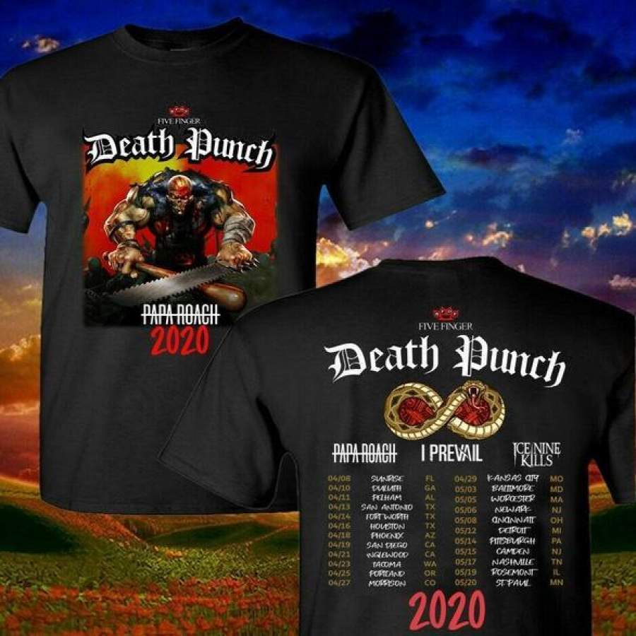 Five Finger Death Punch 2020 Concert Tour T-Shirt