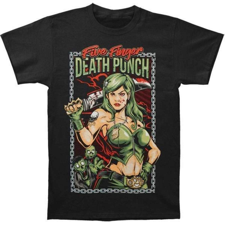 Five Finger Death Punch Assassin Slim Fit T-shirt