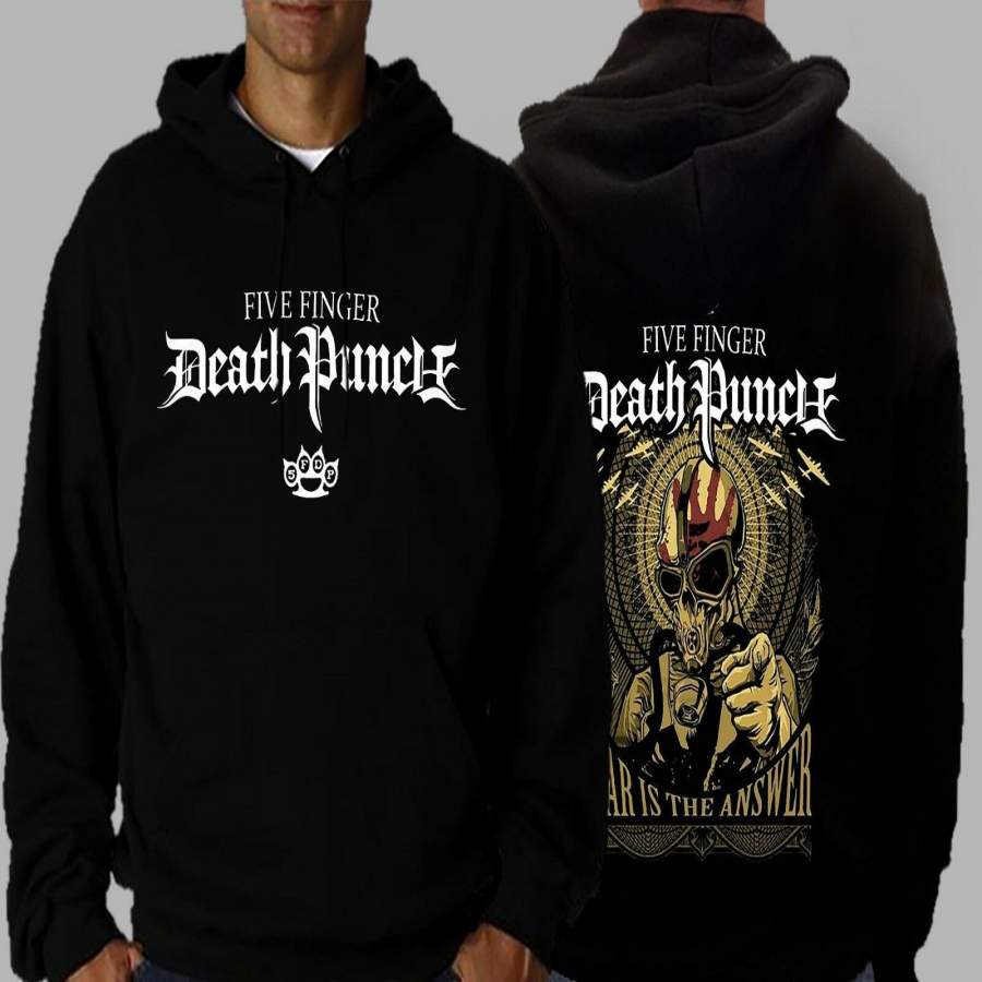 Five Finger Death Punch Hoodie Justice for None Thrash Metal Music Band Hoodie