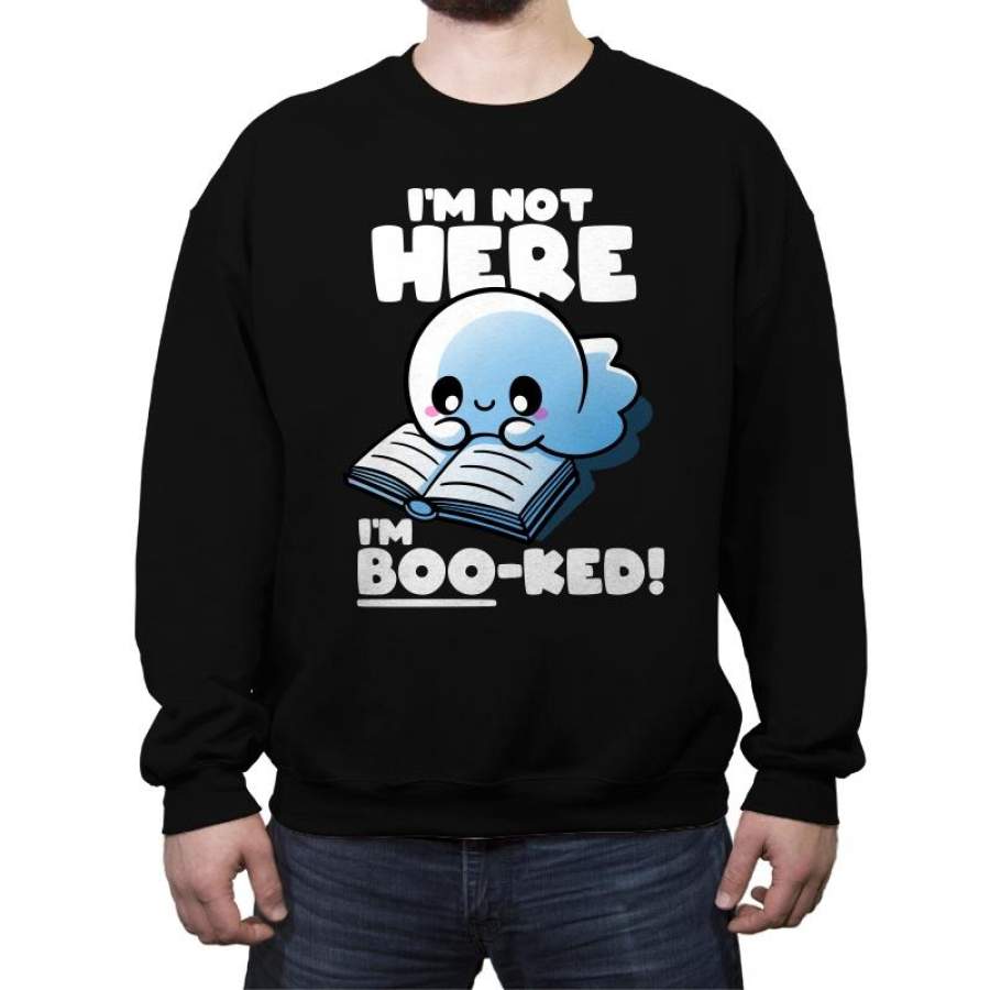 Booked Ghost – Crew Neck Sweatshirt