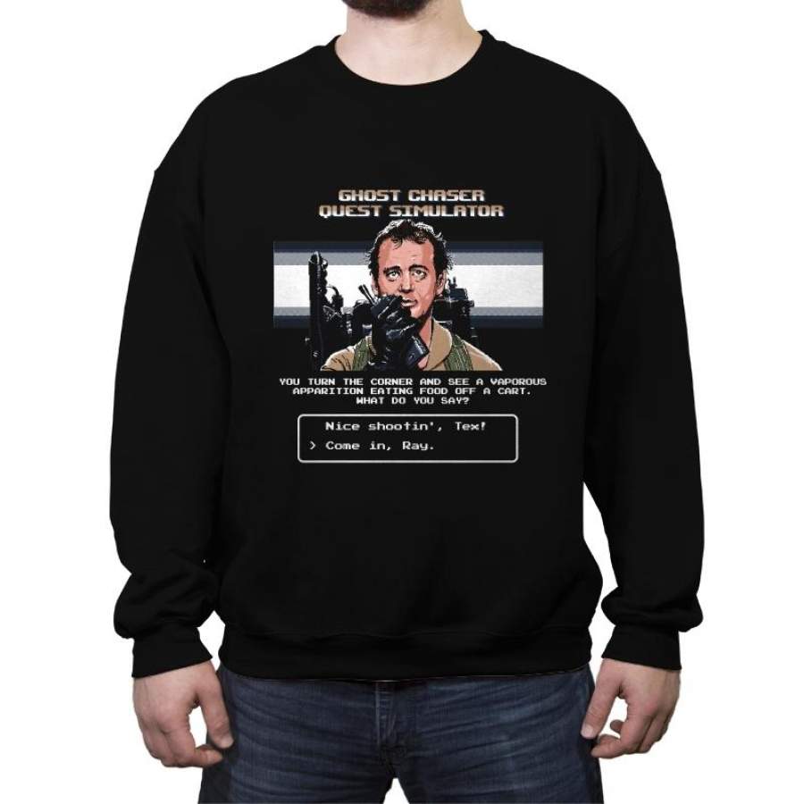 Ghost Chaser Quest Simulator – Crew Neck Sweatshirt