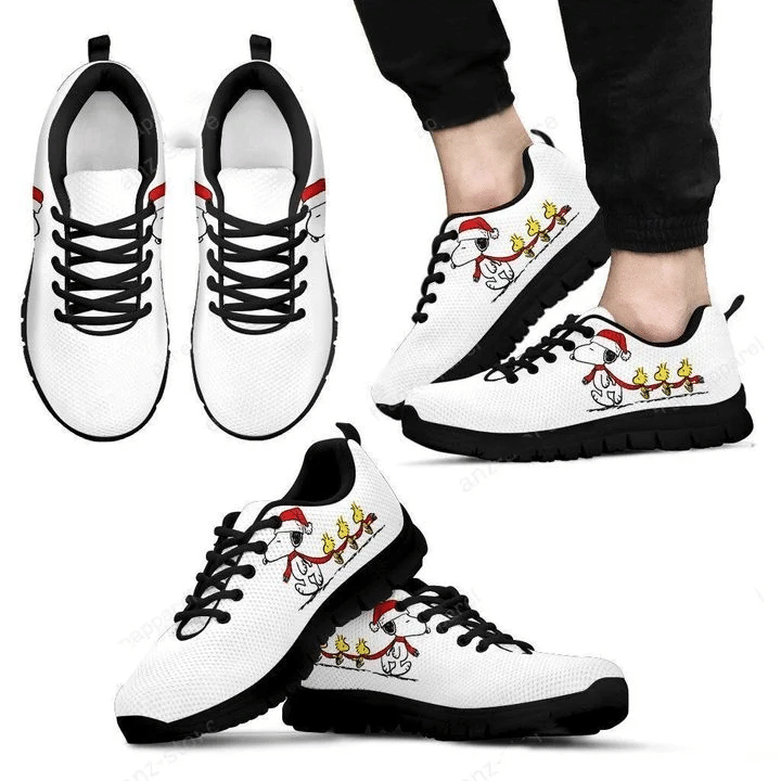 Funny Snoopy Print Sneakers 11,Women’s Sneakers, Handmade Crafted sneaker black Shoes birthday gift Fashion Fly Sneakers TL97