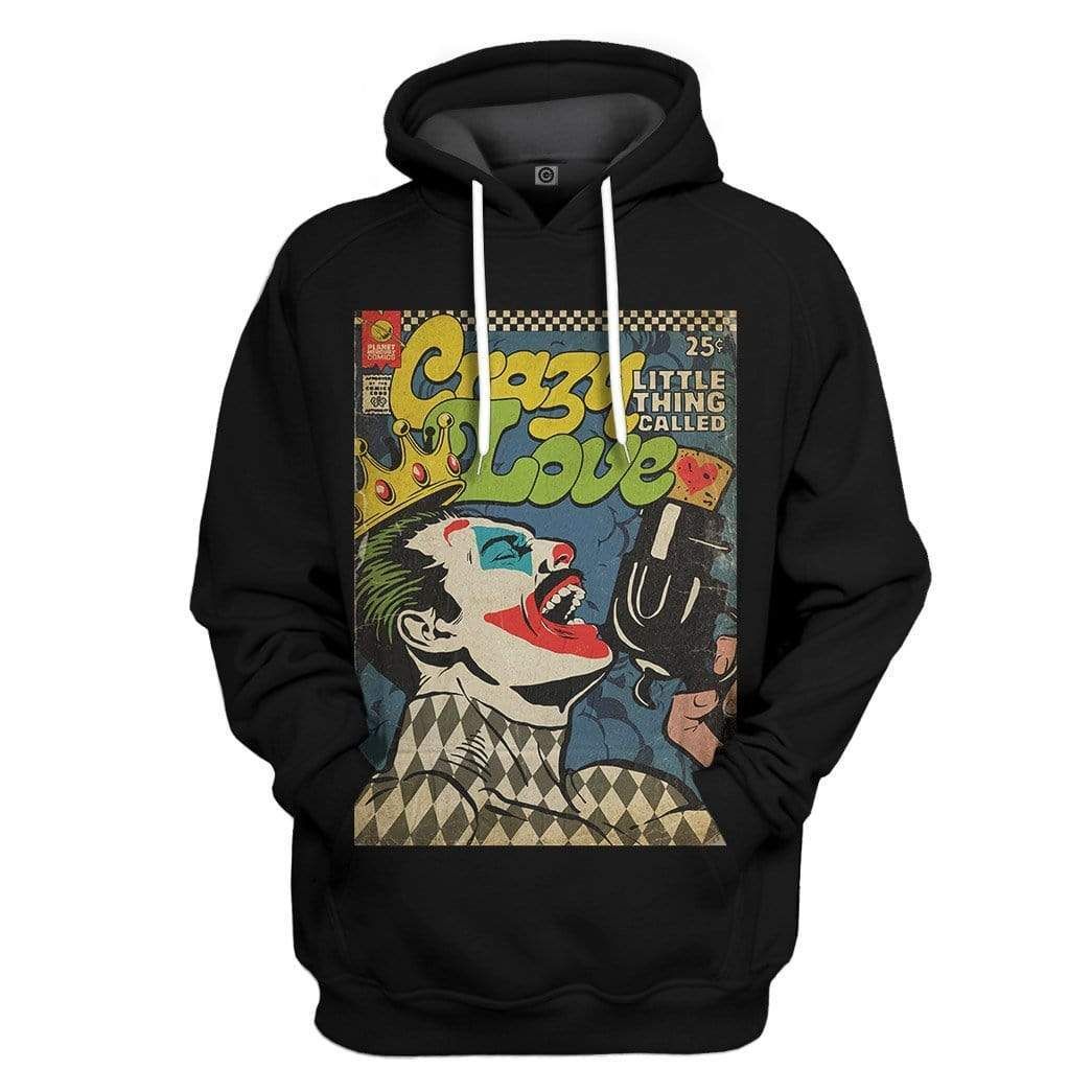 Gearhumans 3D Freddie Mercury Crazy Little Thing Called Love Vintage Comic Book Covers Custom Hoodie Apparel