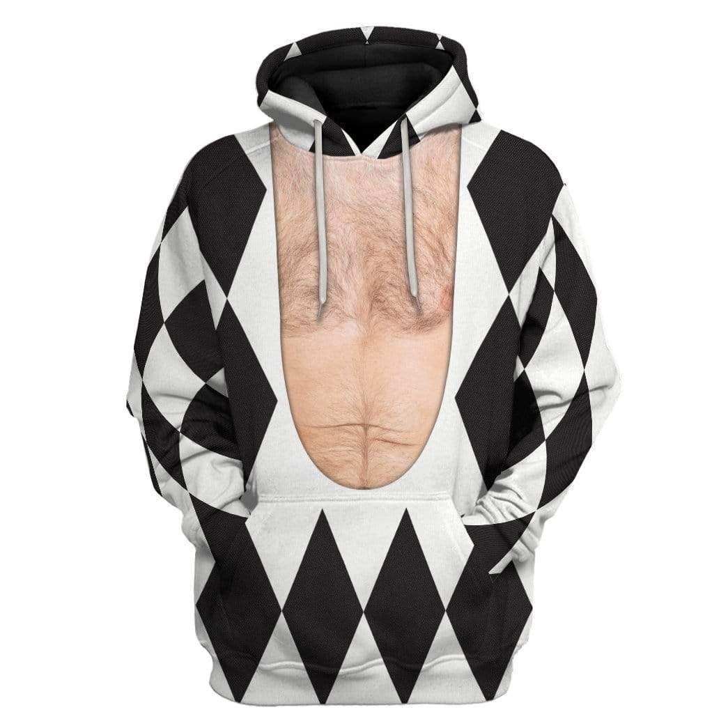 Gearhumans 3D Freddie Mercury Harlequin Custom Hoodie Apparel