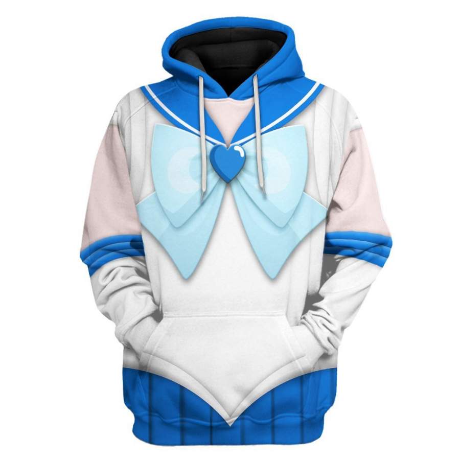 Gearhuman 3D Sailor Mercury Custom Tshirt Hoodie Apparel