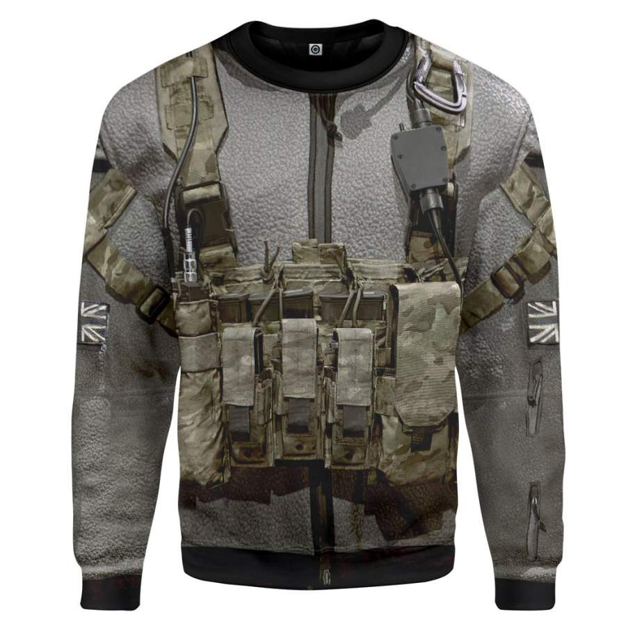 Gearhuman 3D Call of Duty Modern Warfare Classic Ghost Skin Custom Sweatshirt Apparel