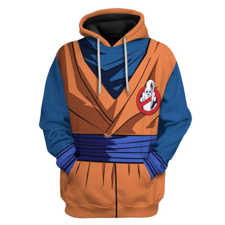 Gearhuman 3D Ghost Buu Buster Uniform Custom Fleece Hoodie Apparel