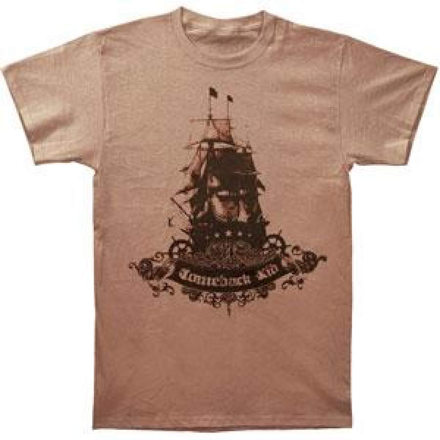 Ghost Ship Brown T-shirt