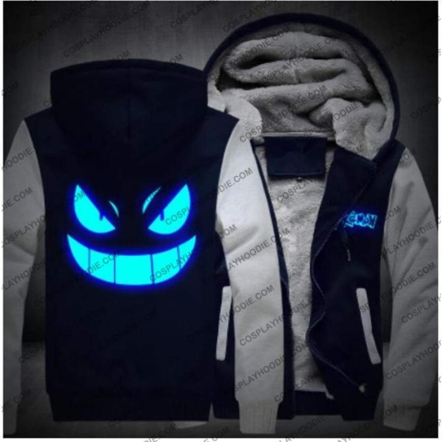 Luminous Pokemon Go Fleece Winter Hoodie Jacket