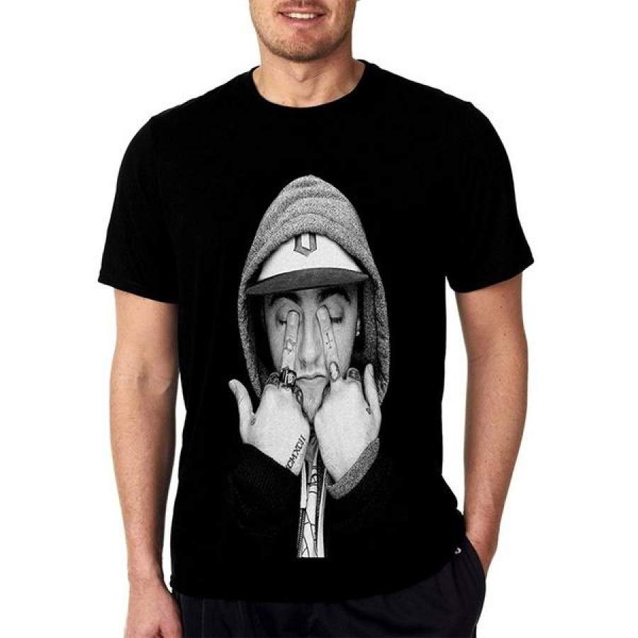 Fashion Men Mac Miller Hiphop Short Sleeve T-Shirt