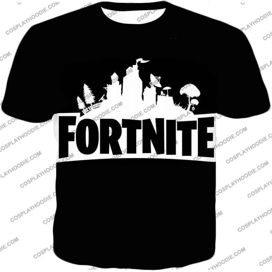 Fortnite T-Shirt Battle Royale Black Promo