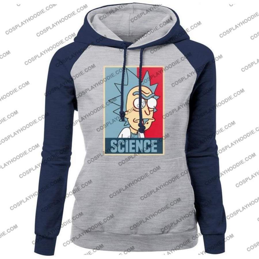 Science Rick And Morty Funny Print Women’s Hoodie