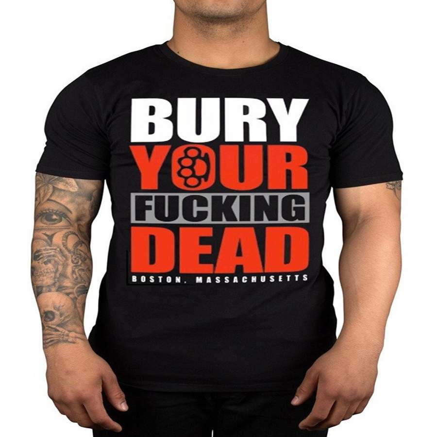 Bury Your Dead T-Shirt Boston Massachusetts Music Band Album Metal Funny T-shirt for Men