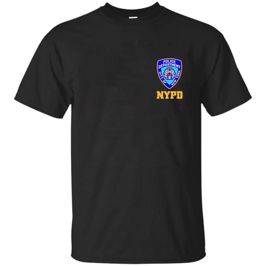 Cool Man New York Police Department Nypd Men’s Black T-shirt S – 3xl Adult Tee