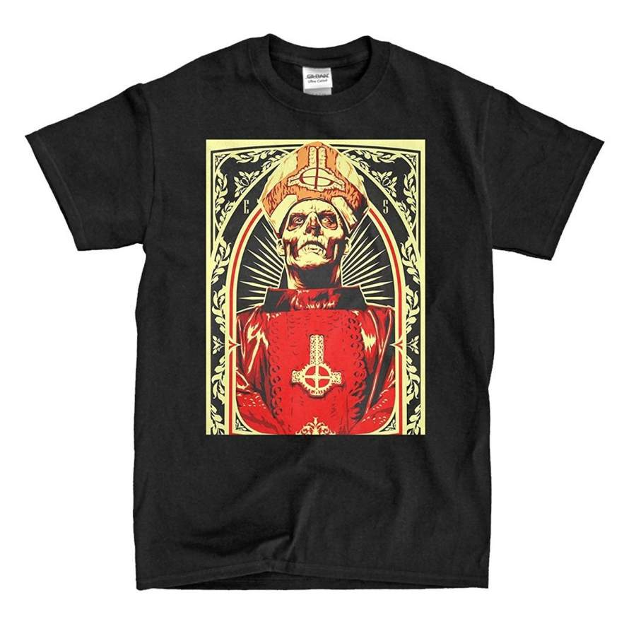 Ghost Papa Emeritus Blk Shirt Fashion Short Sleeved T-Shirts Summer Funny Tee Shirt For Men