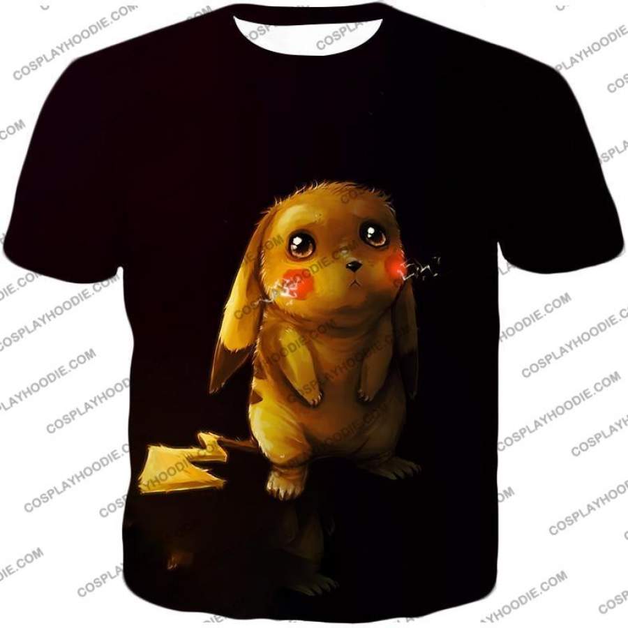 Pokemon Amazing Psychic Pokemon Mewto Cool Black T-Shirt PKM099