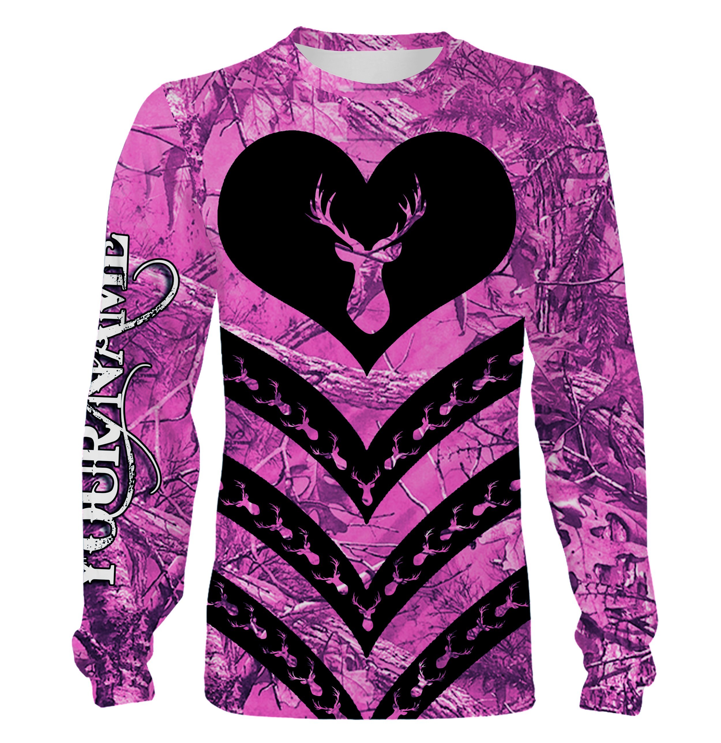 Country Girl Clothing Muddy Girl Camo Deer Hunting Pink Camouflage Customize Name 3D All Over Printed Shirt, Leggings Nqs1092