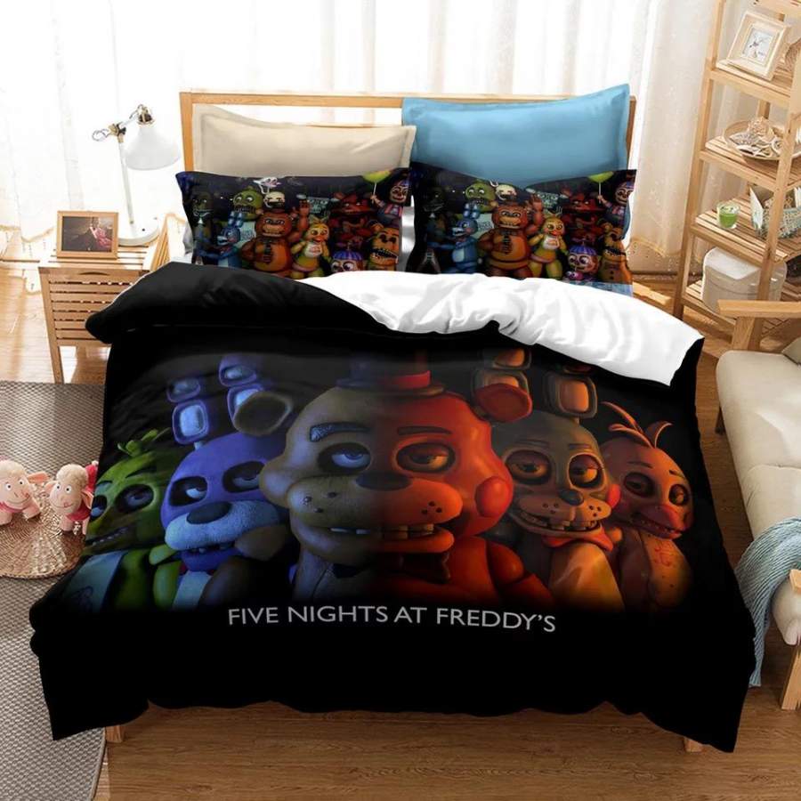 Five Nights at Freddy’s #11 Duvet Cover Quilt Cover Pillowcase Bedding Set Bed Linen Home Decor