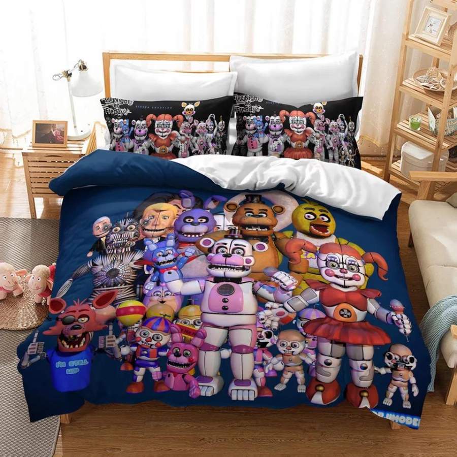 Five Nights at Freddy’s #12 Duvet Cover Quilt Cover Pillowcase Bedding Set Bed Linen Home Decor