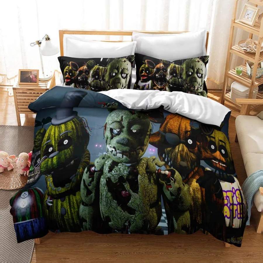 Five Nights at Freddy’s #6 Duvet Cover Quilt Cover Pillowcase Bedding Set Bed Linen Home Decor