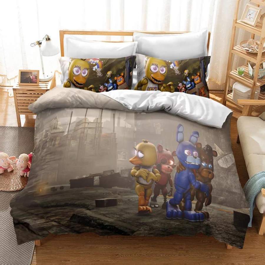 Five Nights at Freddy’s #14 Duvet Cover Quilt Cover Pillowcase Bedding Set Bed Linen Home Decor