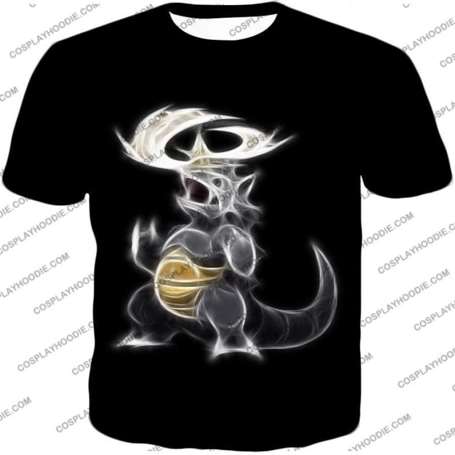 Pokemon Awesome Ground Rock Pokemon Rhydon Cool Black T-Shirt PKM138