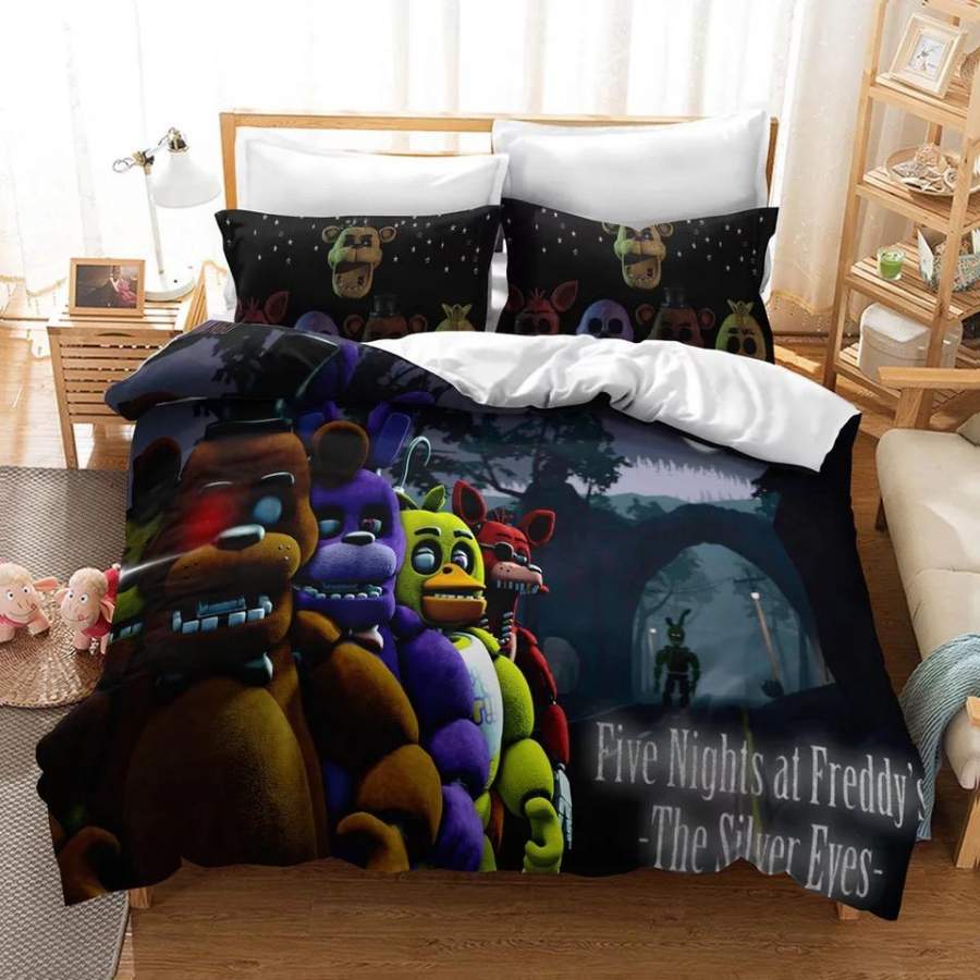 Five Nights at Freddy’s #15 Duvet Cover Quilt Cover Pillowcase Bedding Set Bed Linen Home Decor