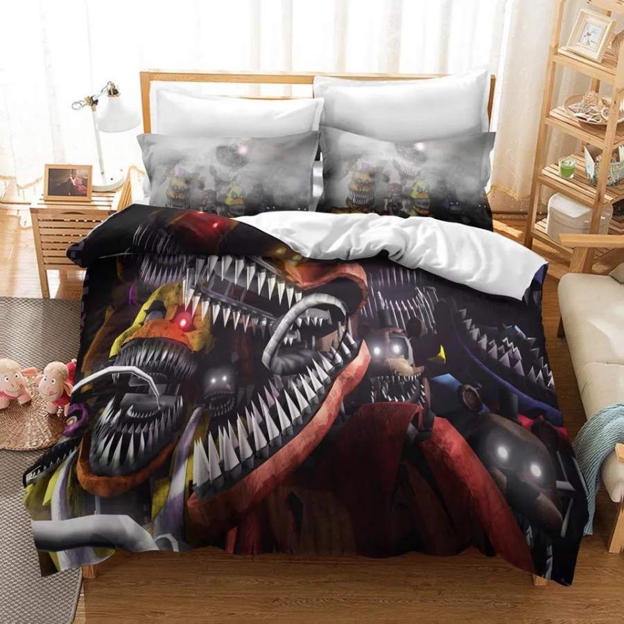 Five Nights at Freddy’s #9 Duvet Cover Quilt Cover Pillowcase Bedding Set Bed Linen Home Decor