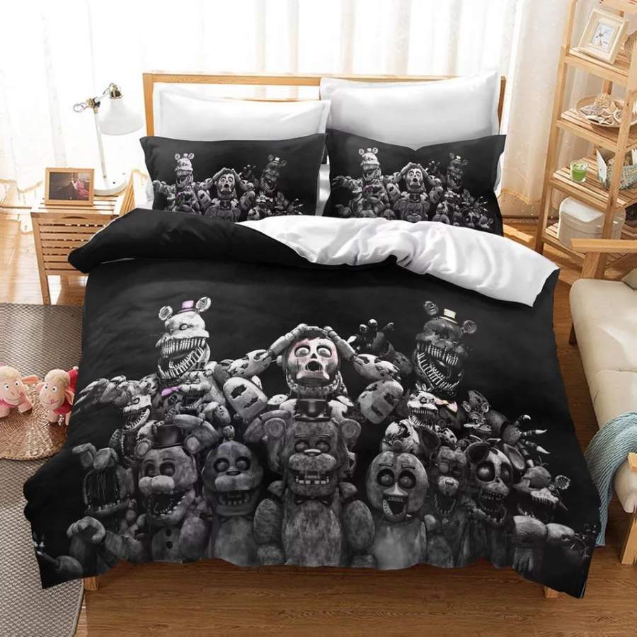 Five Nights at Freddy’s #16 Duvet Cover Quilt Cover Pillowcase Bedding Set Bed Linen Home Decor