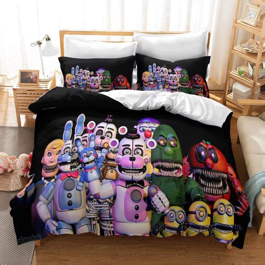 Five Nights at Freddy’s #18 Duvet Cover Quilt Cover Pillowcase Bedding Set Bed Linen Home Decor