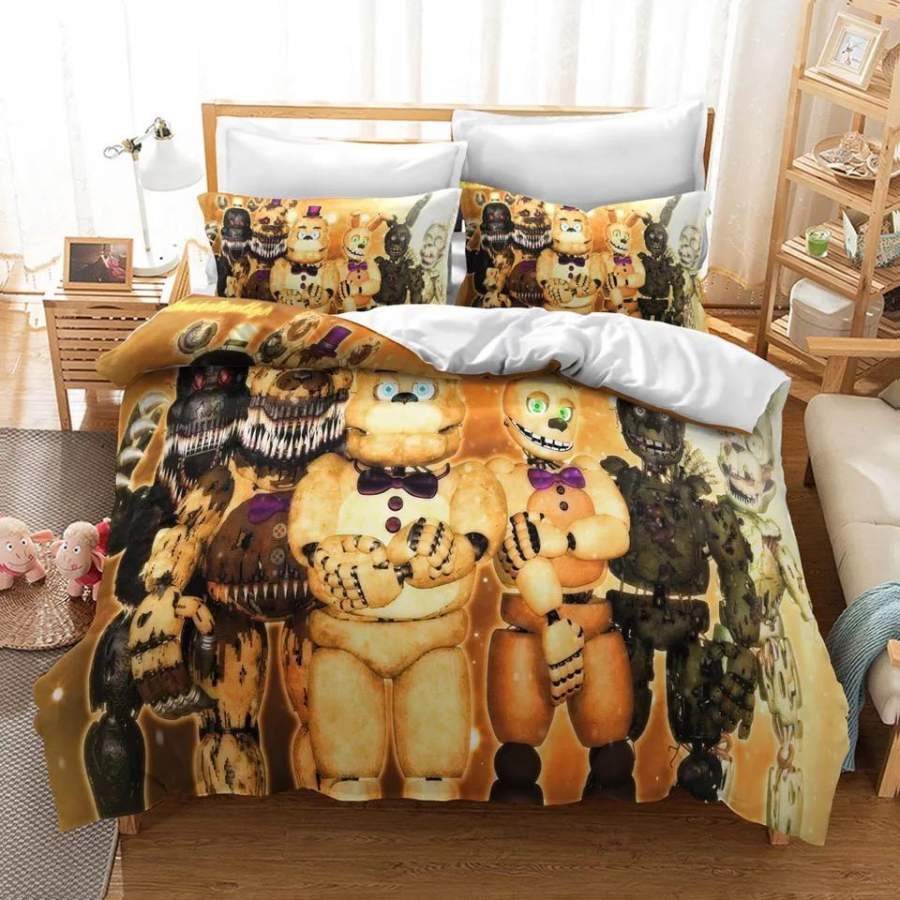 Five Nights at Freddy’s #17 Duvet Cover Quilt Cover Pillowcase Bedding Set Bed Linen Home Decor