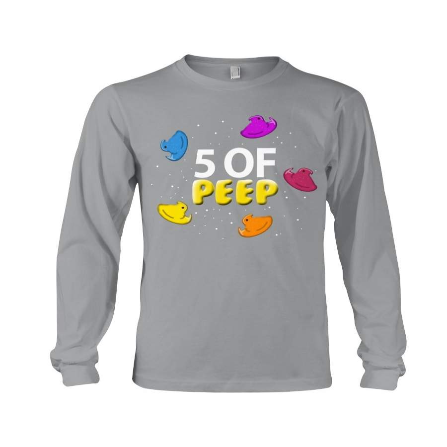 Five Of Peep Simple Funny Special Custom Design Unisex Long Sleeve