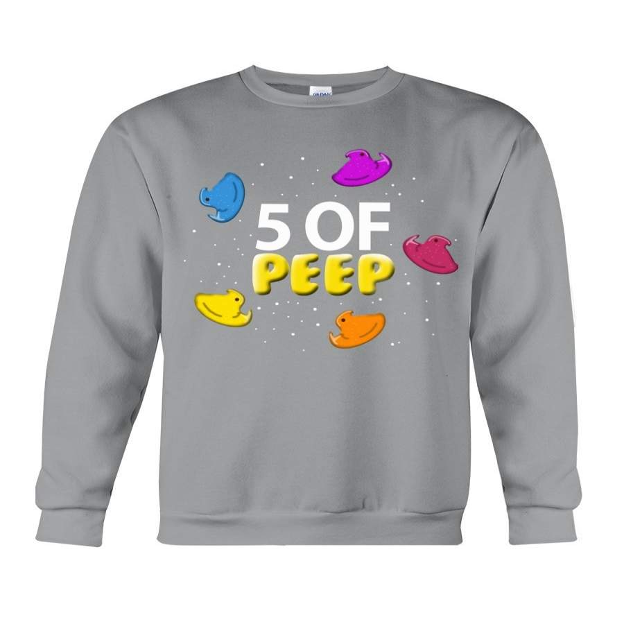 Five Of Peep Simple Funny Special Custom Design Sweatshirt