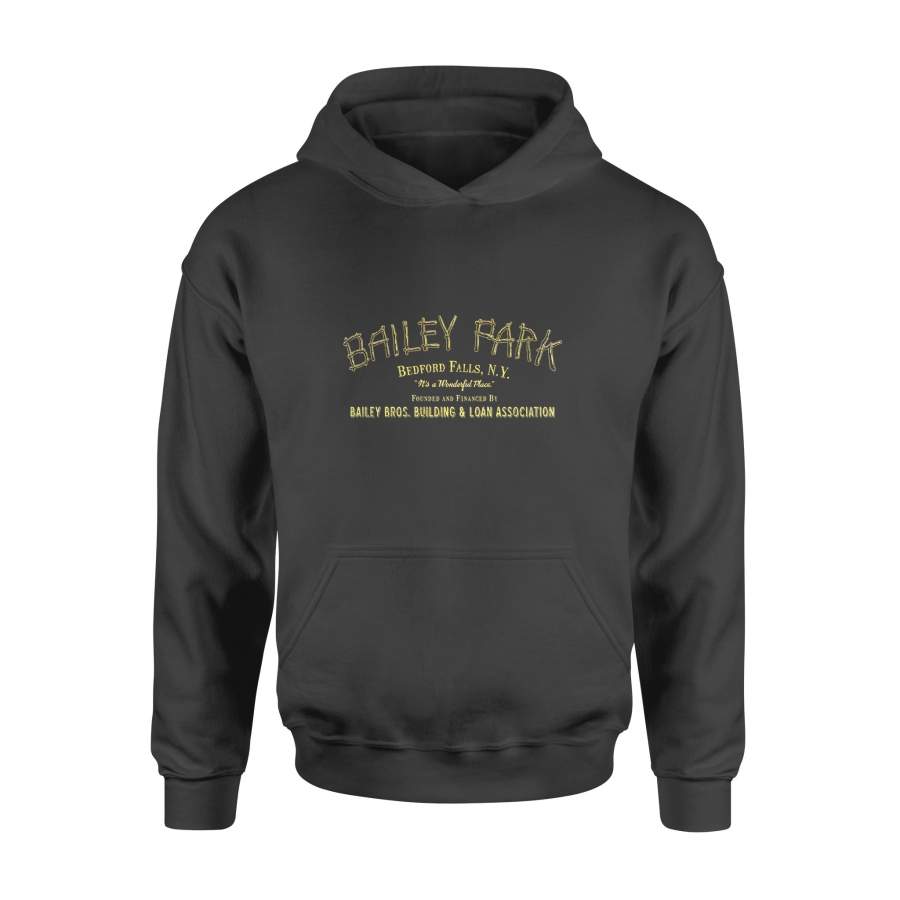 Bailey Park Bedford Falls New York Hoodie