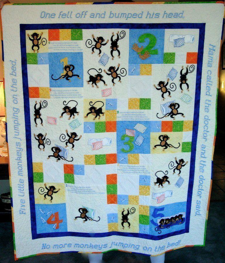 Five Little Monkeys Quilt Ciatz