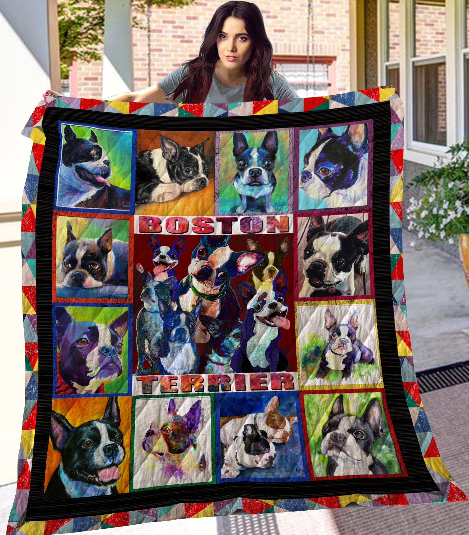 Boston Terrier Quilt