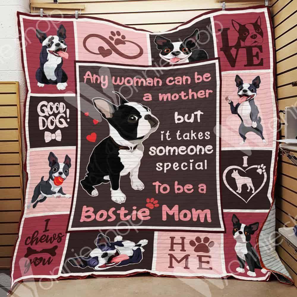 Boston Terrier Dog Quilt Jhx